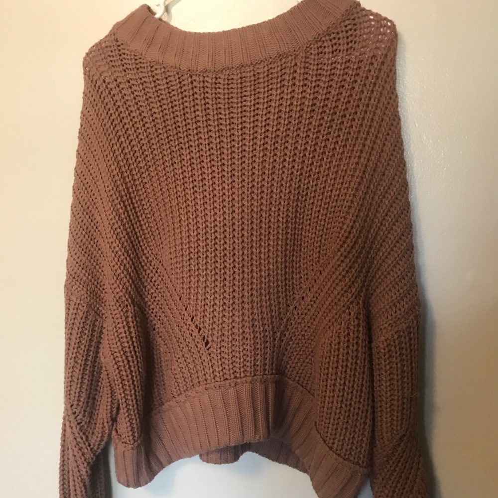 Burnt Orange Knitted Sweater